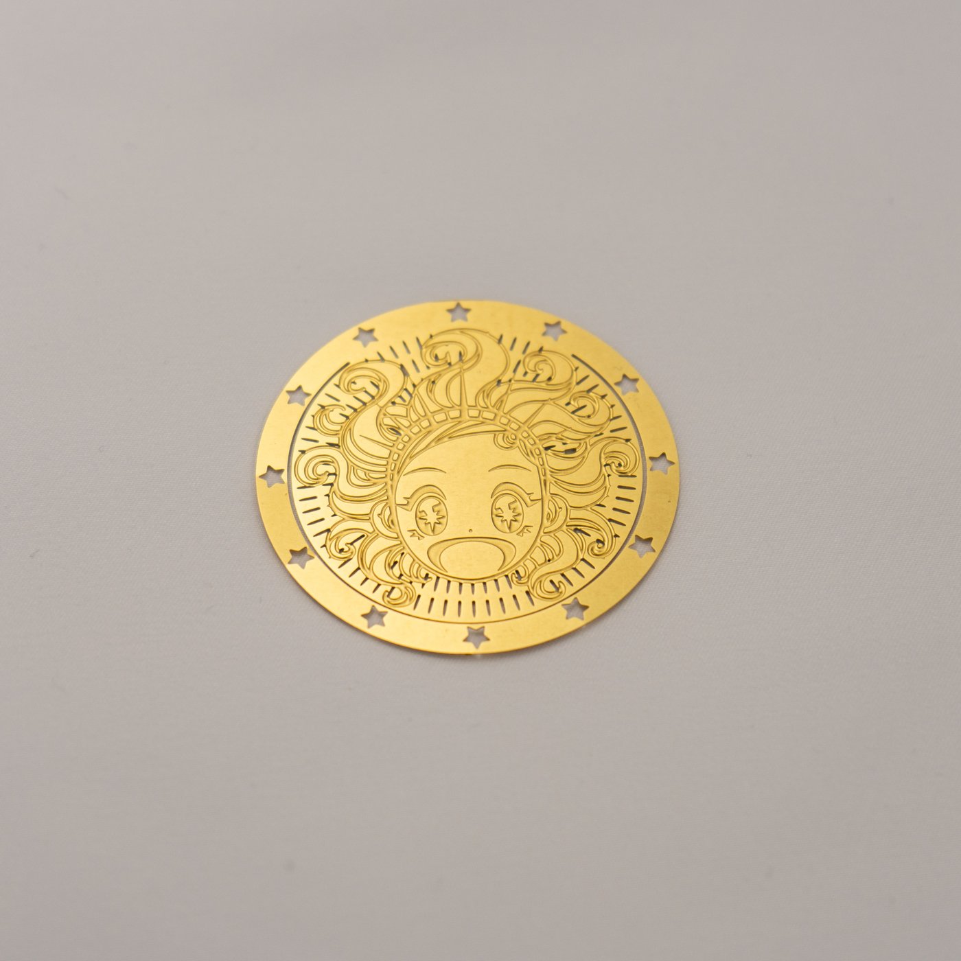 Brass Etched Medallion